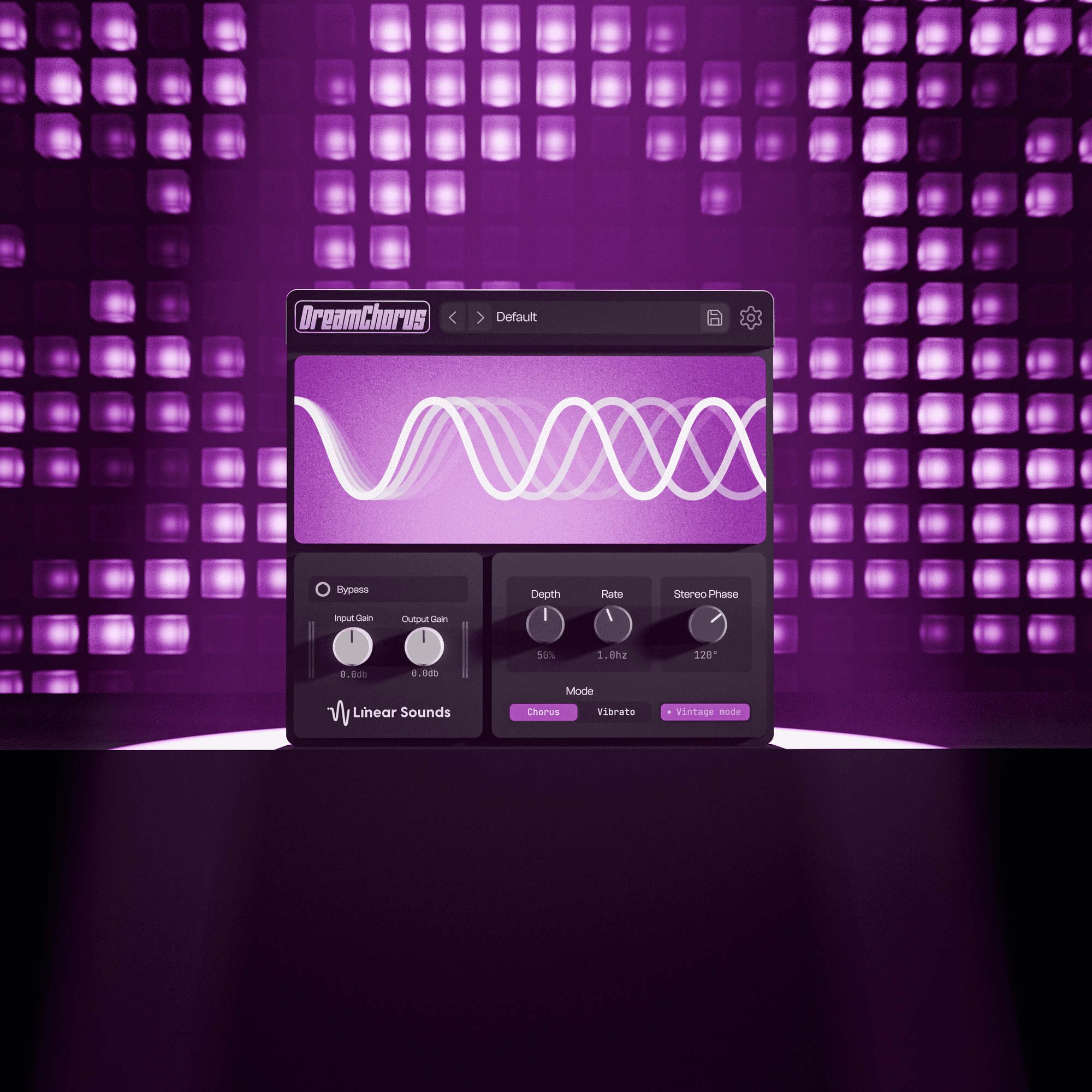 Dreamchorus plugin with background