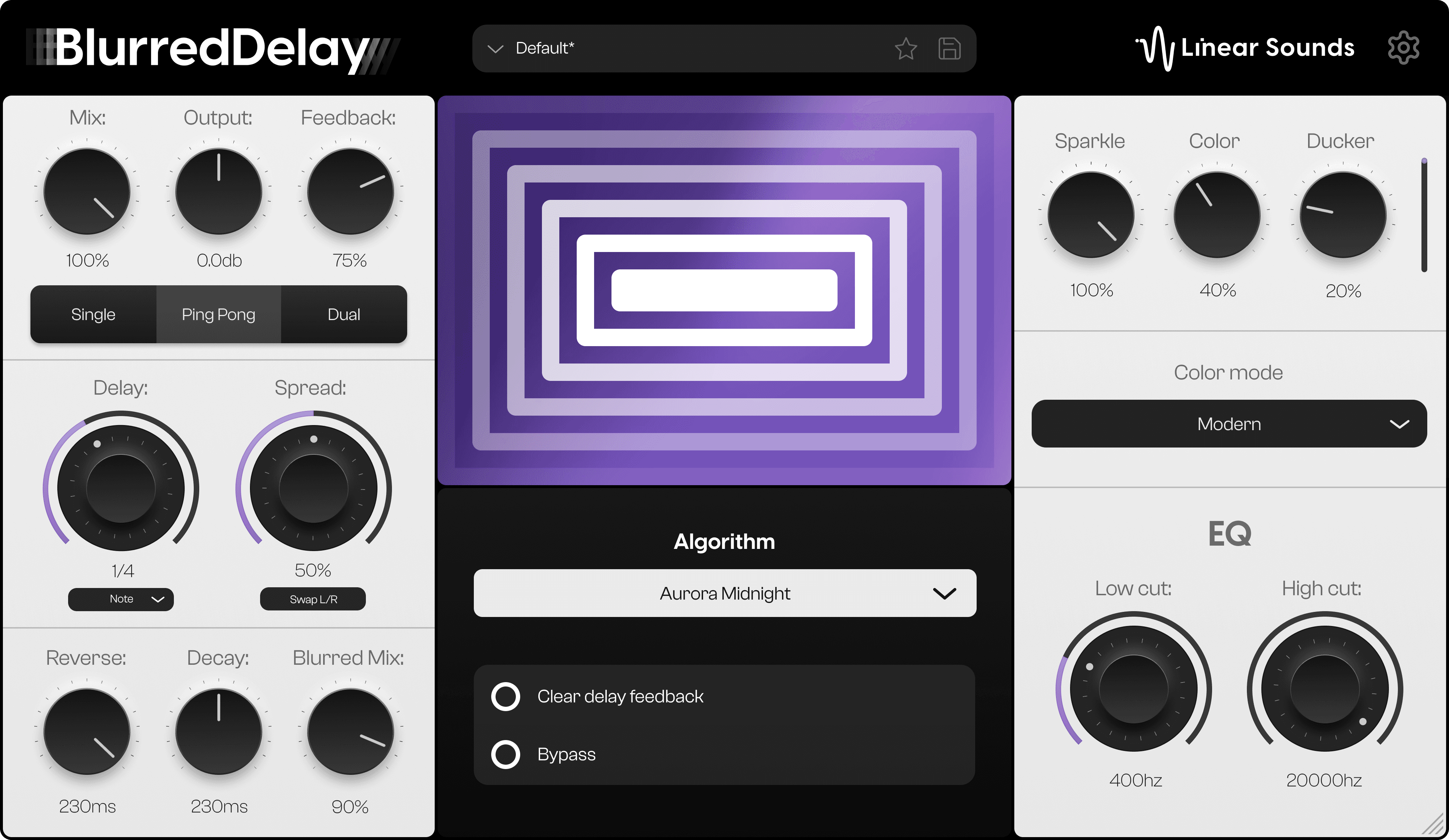 Blurreddelay plugin