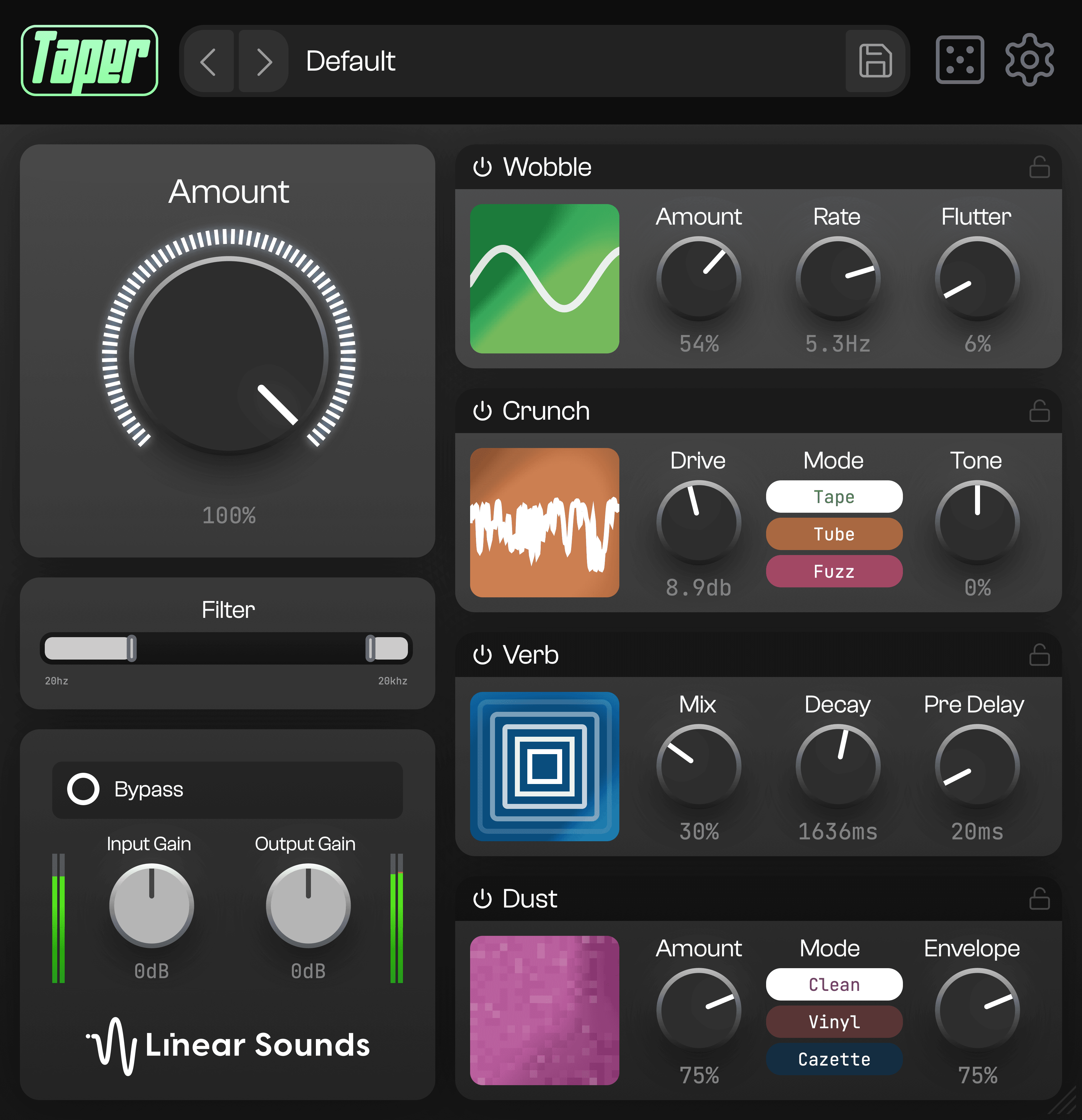 Taper plugin